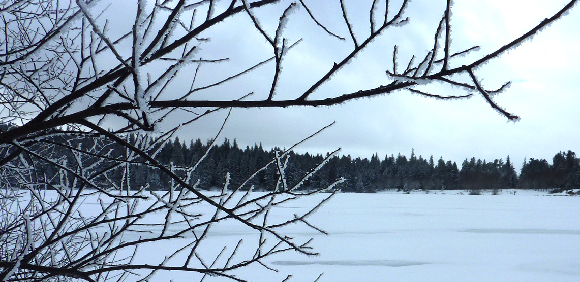 lac servieres hiver