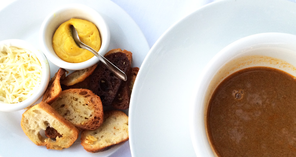 soupe de poisson chez diego arcachon