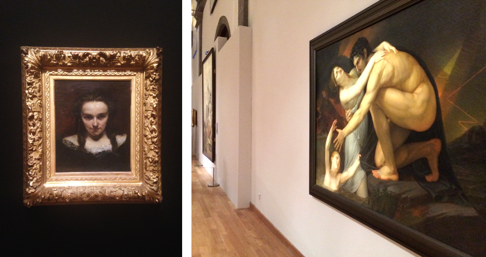 exposition de David à Courbet, courbet