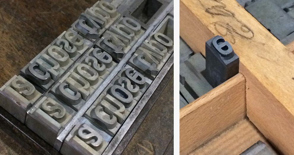 letterpress composteur