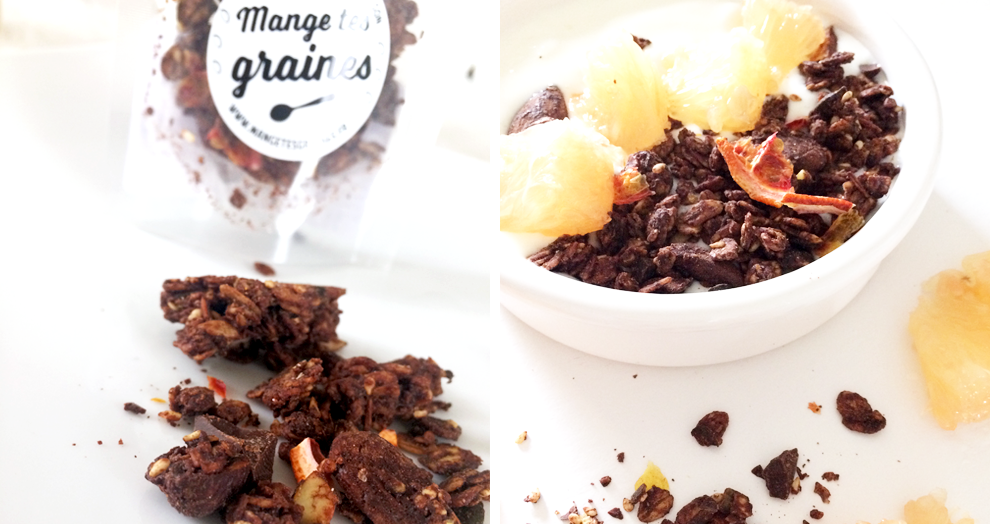 mange tes graines, granola chocolat orange