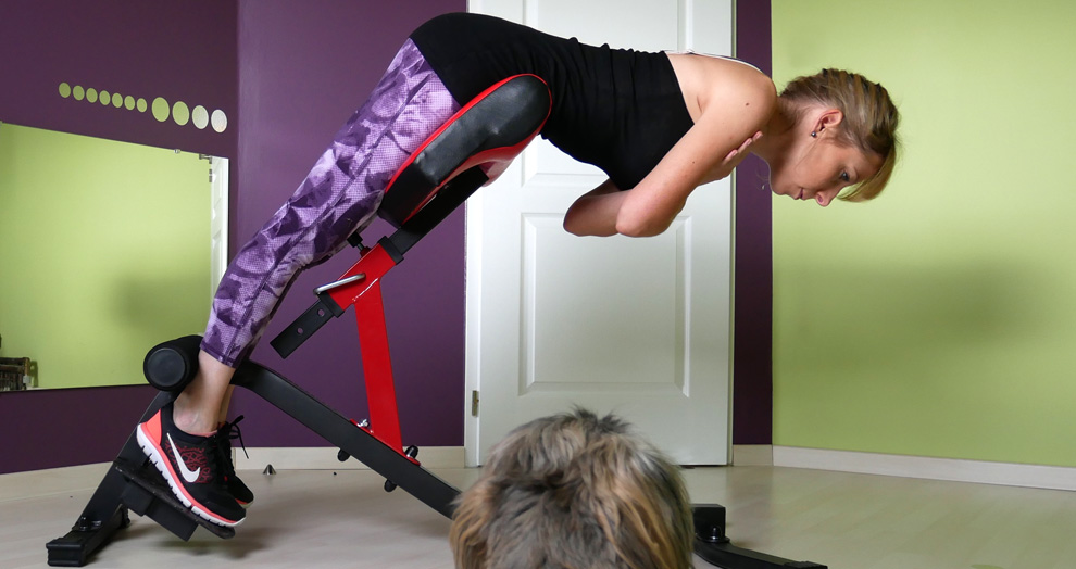 exercice planche à lombaires