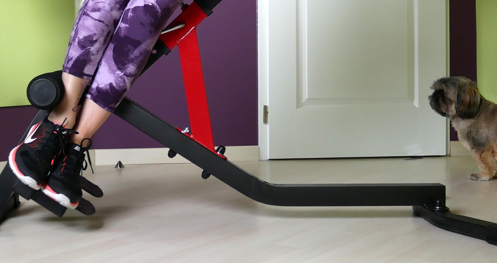 abdos obliques sur planche à lombaires