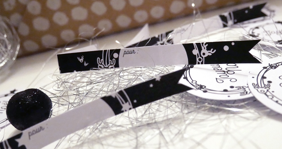 etiquettes de noel à imprimer