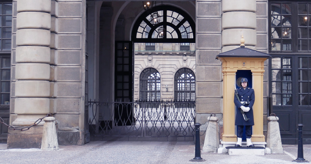 garde palais royal Stockholm