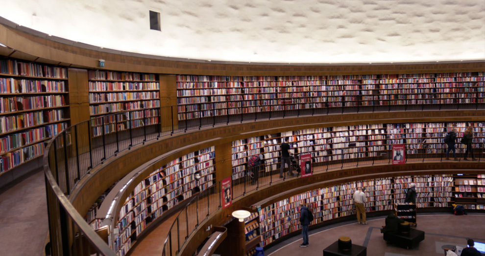 bibliothèque circulaire Stockholm