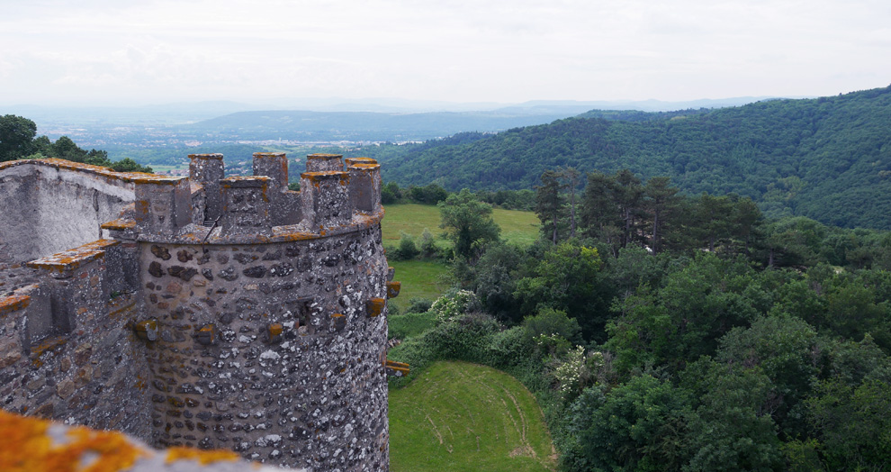 vue panoramique chateau de chazeron