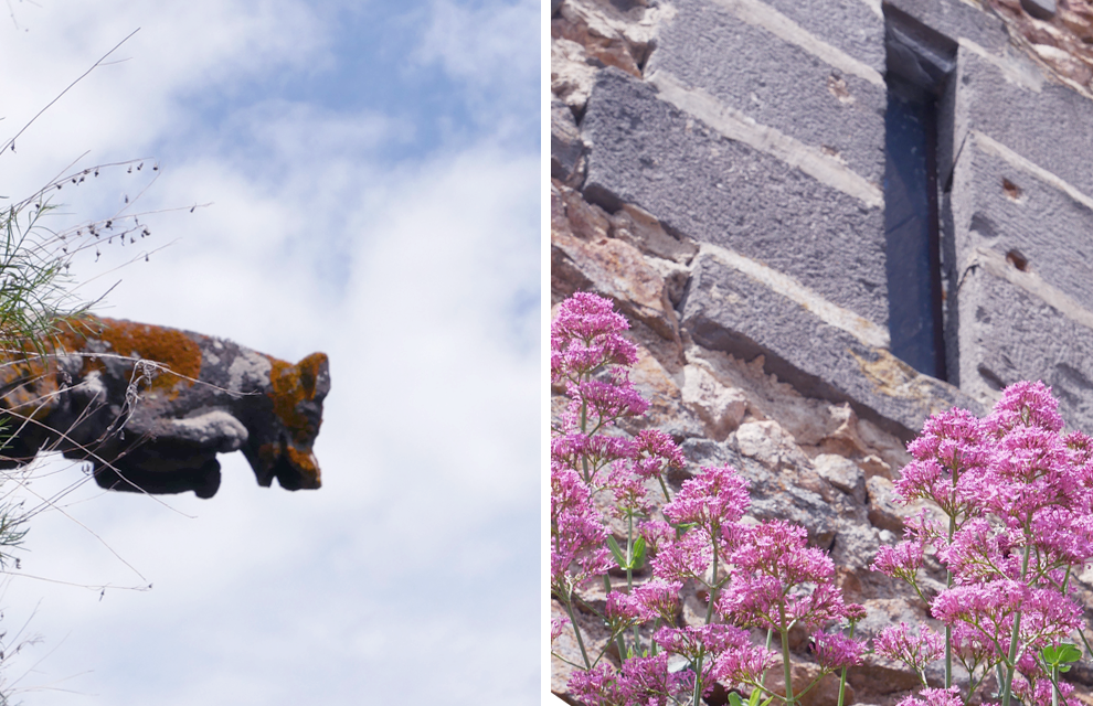 detail exterieur chateau de chazeron