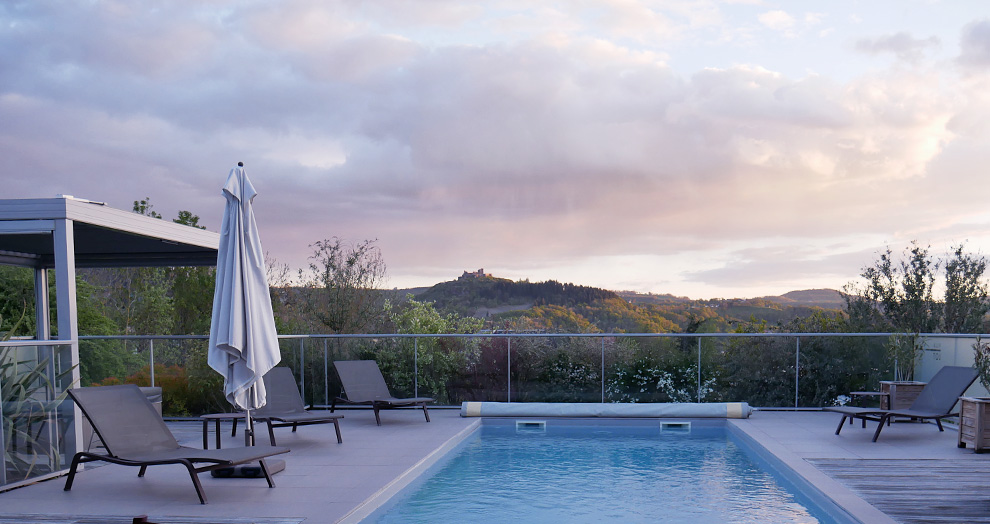 piscine avec vue villa de labro