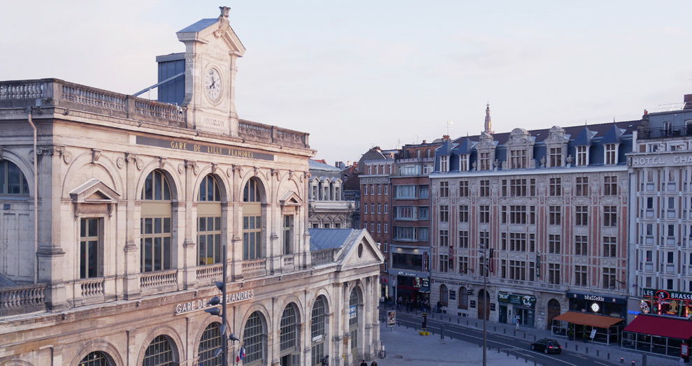 vue sur la gare lille frandre