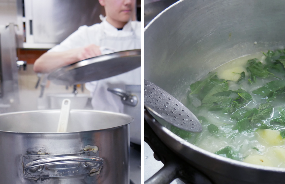 Cuisine plantes sauvages à l’hôtel Beauséjour 