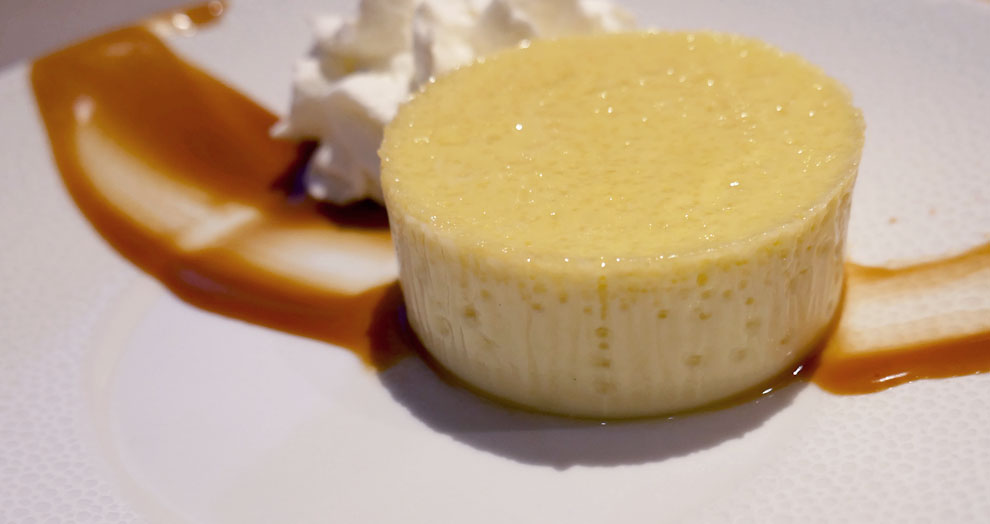 Flan aux bourgeons d’épicéa