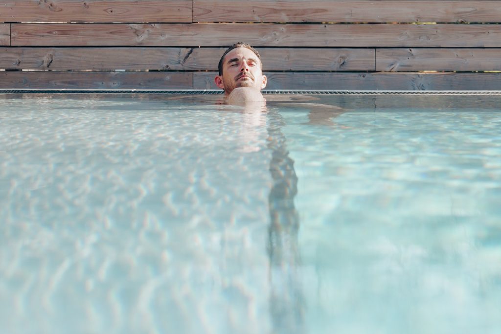 piscine exterieure spa sequoia redwood
